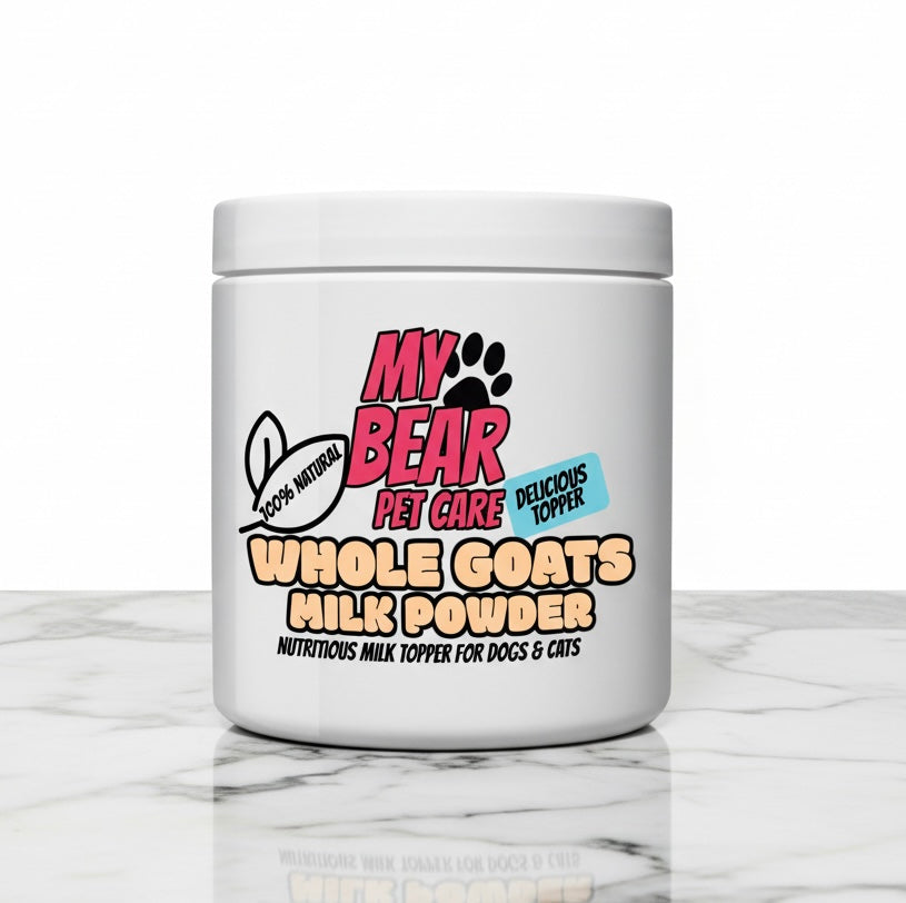 100% Goat’s Milk Powder for Pets – Gentle Topper for Digestion & Sensitive Tummies Makes upto 7 Pints.