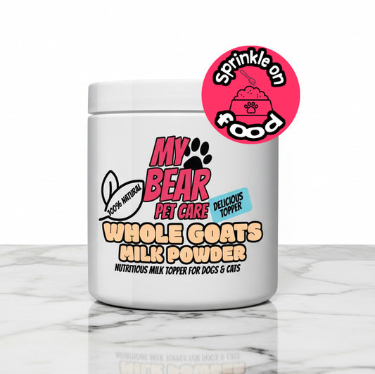 100% Goat’s Milk Powder for Pets – Gentle Topper for Digestion & Sensitive Tummies Makes upto 7 Pints.