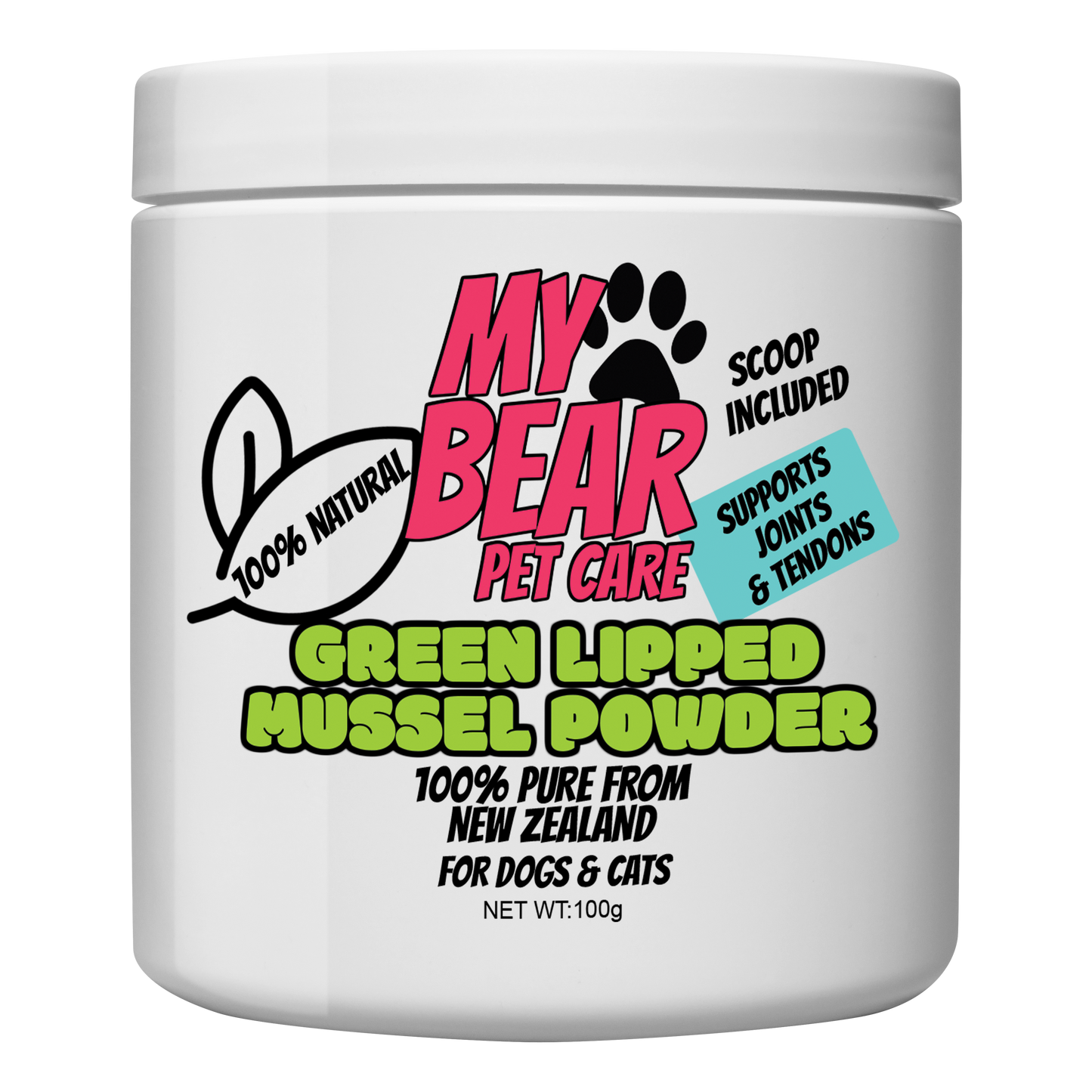 GREEN LIPPED MUSSEL JOINT CARE MOBILITY & FLEXIBILITY SUPPLEMENT 100% PURE NEW ZEALAND FOOD TOPPER HUMAN GRADE