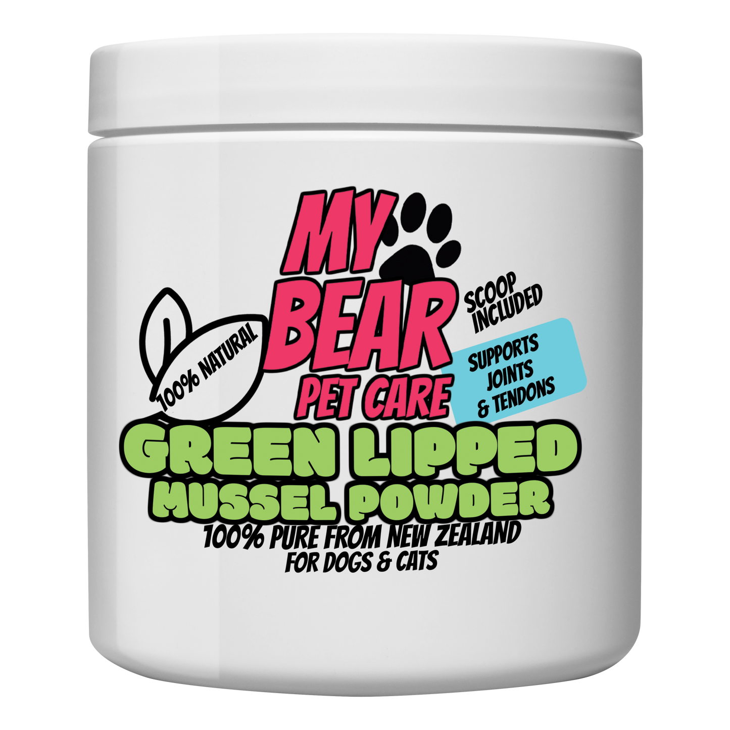 GREEN LIPPED MUSSEL JOINT CARE MOBILITY & FLEXIBILITY SUPPLEMENT 100% PURE NEW ZEALAND FOOD TOPPER HUMAN GRADE