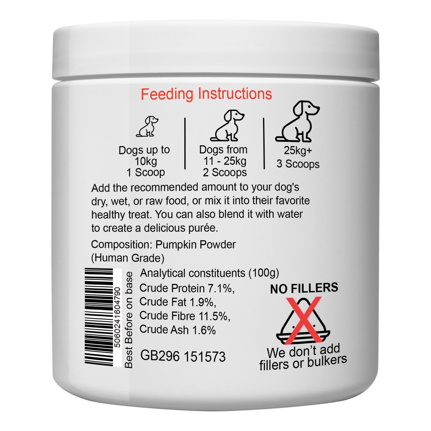 PUMPKIN POWDER PUREE 100% NATURAL FOR DOGS DOG FOOD TOPPER AIDS DIGESTION 250g HUMAN GRADE