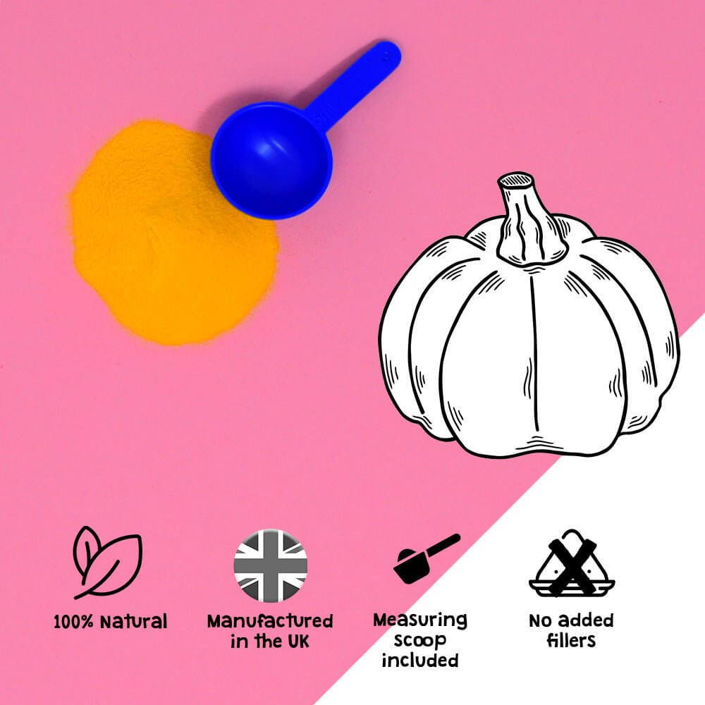 Pumpkin powder for dogs – 100% natural digestive & anal gland support 250g - My Bear Pet Care