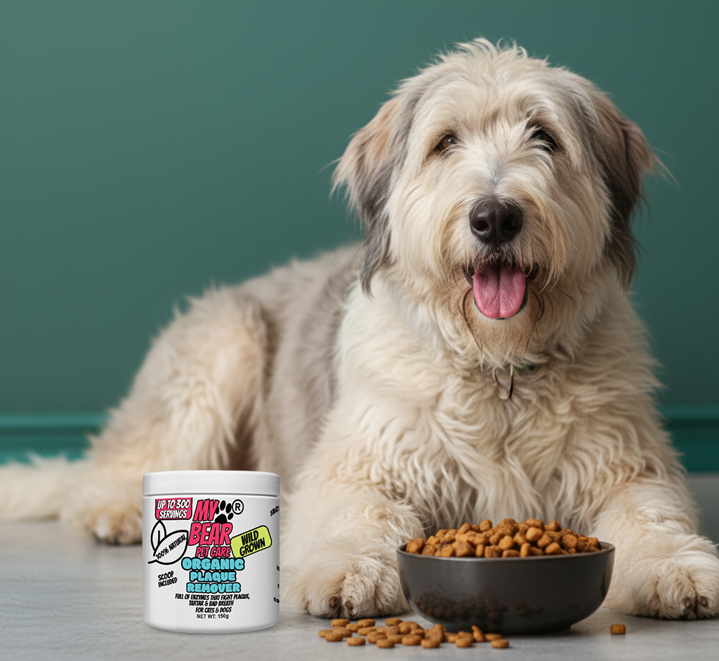 Organic Kelp Dental Powder – Plaque & Tartar Remover for Dogs & Cats Human Grade Plaque Off