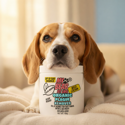 Seaweed Dental Powder for Dogs & Cats Plaque Remover - My Bear Pet Care