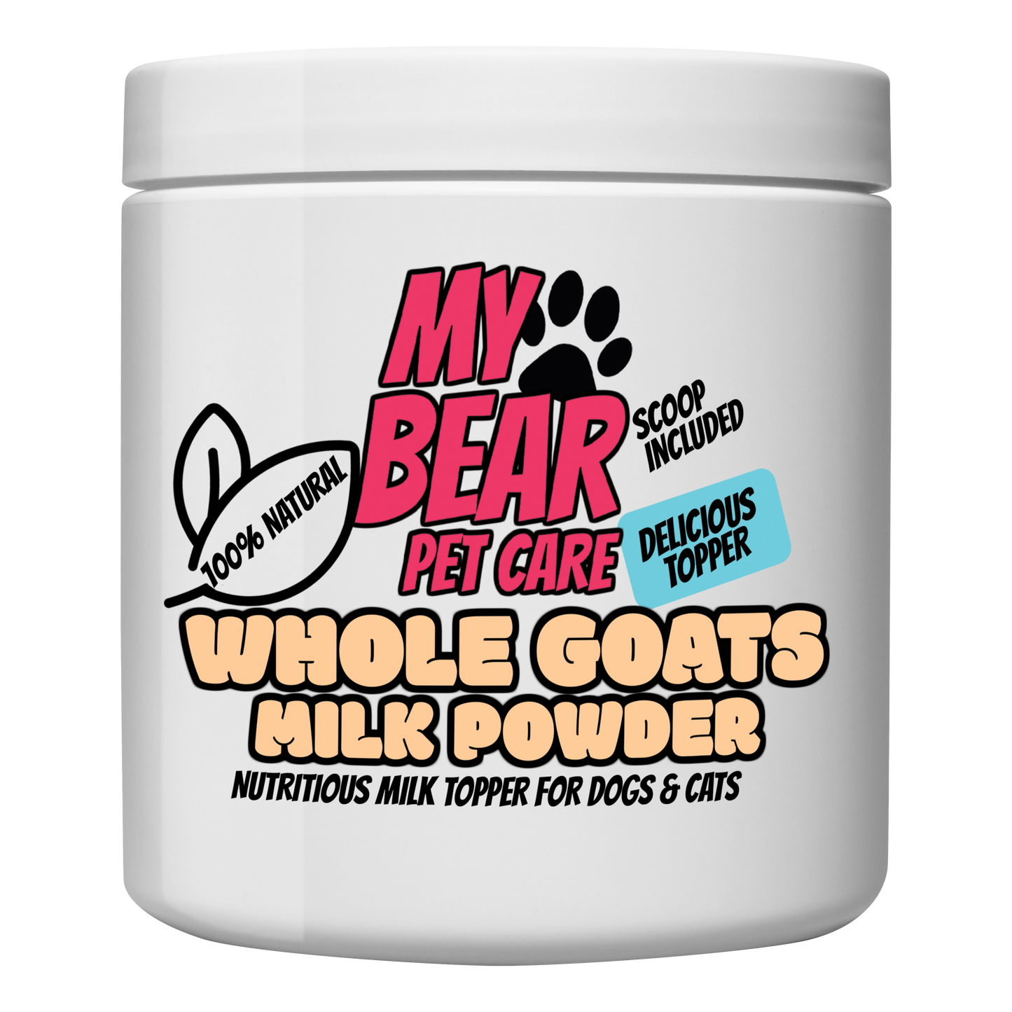100% WHOLE GOATS MILK 250g FOOD TOPPER MAKES UP TO 7 PINTS