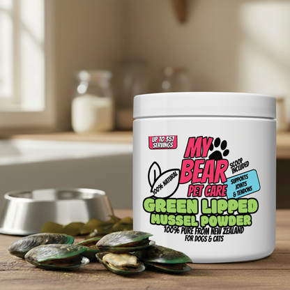 Green Lipped Mussel Powder for Dogs & Cats | Joint Support